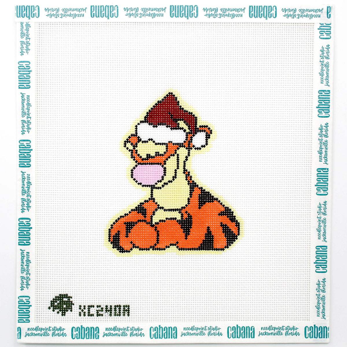 Tigger in Santa Hat
