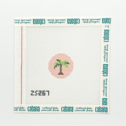 Palm Tree Key Fob - Printed