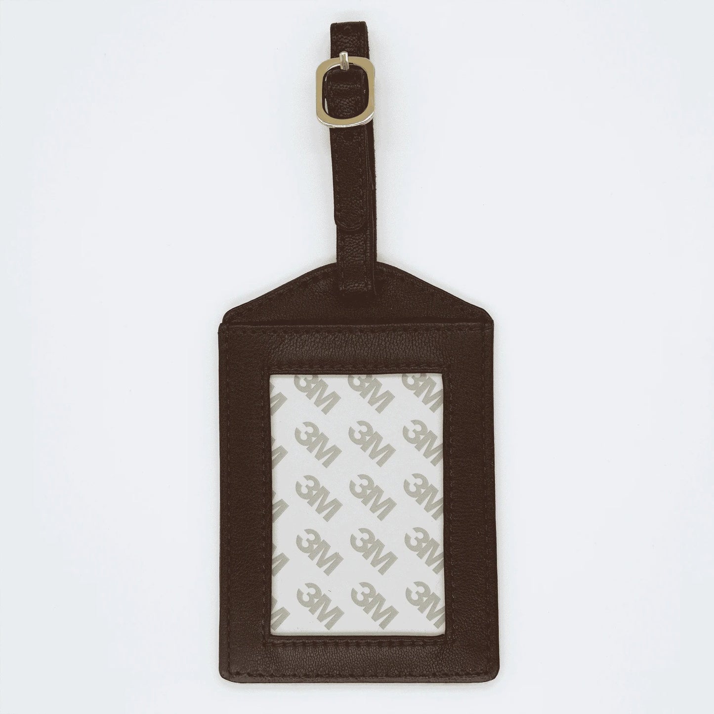 Self Finishing Leather Luggage Tag