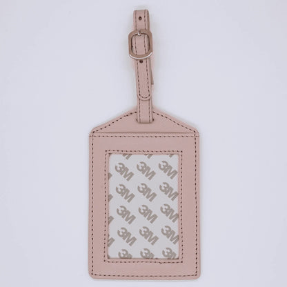 Self Finishing Leather Luggage Tag