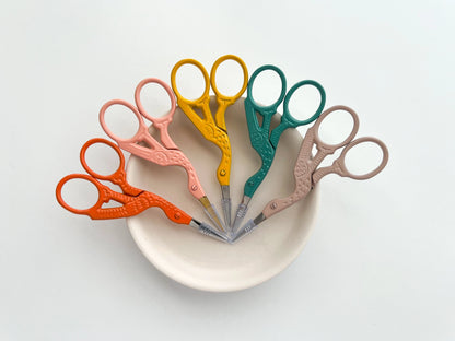 Crane Embroidery Scissors