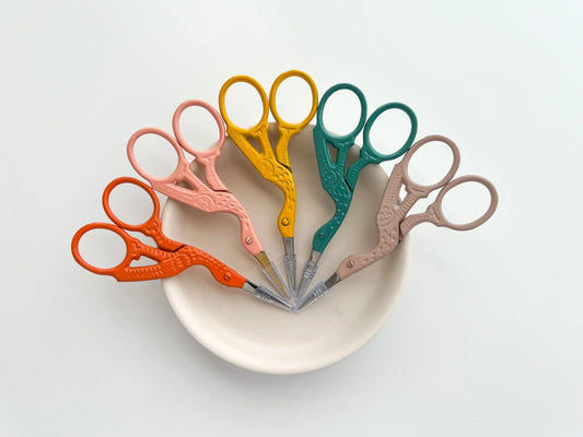 Crane Embroidery Scissors