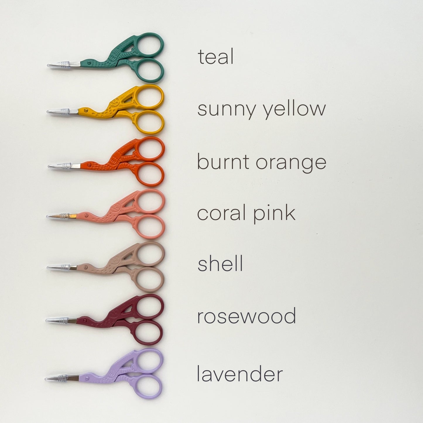 Crane Embroidery Scissors