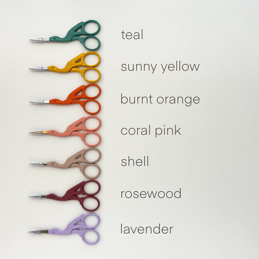 Crane Embroidery Scissors