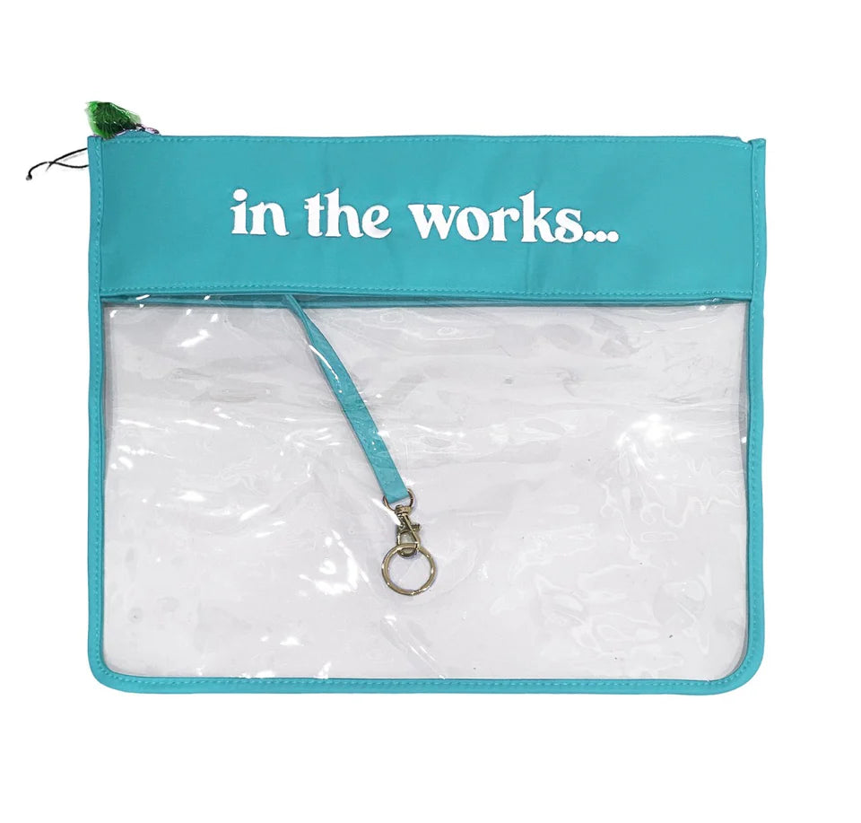In The Works Project Bag - Teal